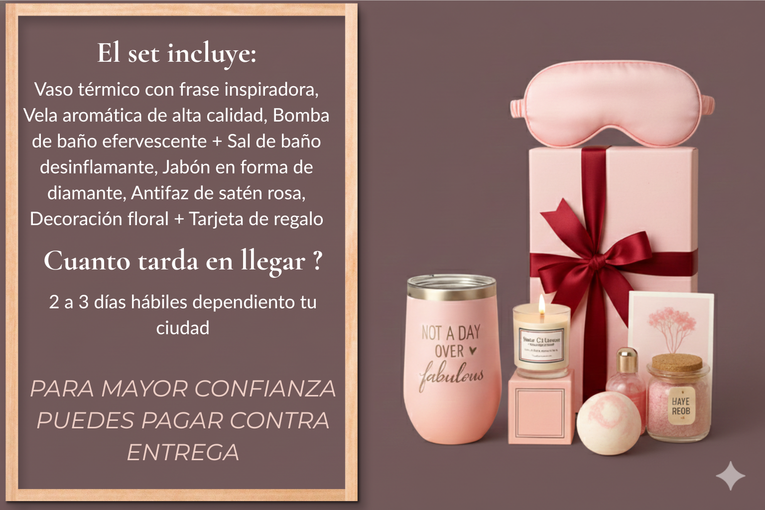 SET REGALO  MUJERES SPA EN CASA
